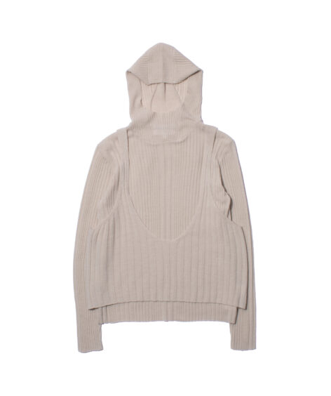F/CE. DIMENSIONAL LAYERED KNIT HOODIE / エフシーイー ディメンショナル レイヤード ニット フーディー