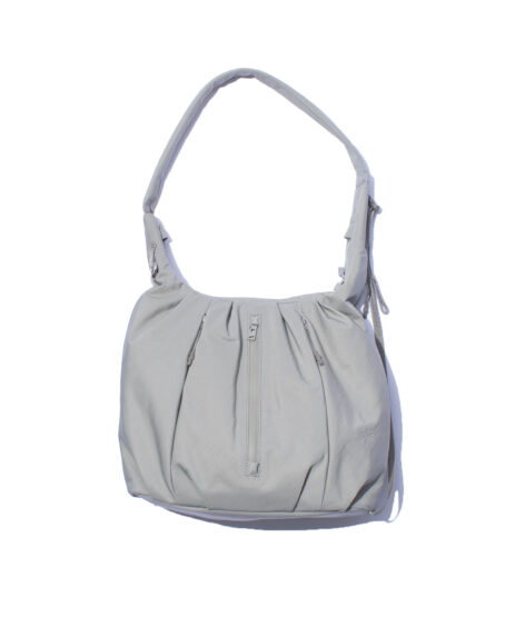 F/CE. TEXTURED TWILL BALLOON POUCH / テクスチャードツイル バルーンポーチ