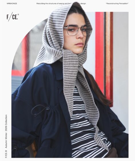 F/CE. DIMENSIONAL KNIT SCARF / エフシーイー ディメンショナル ニット スカーフ