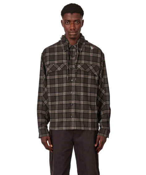 ROA hiking LOGGER Wool Check Long Sleeve Shirt / ロア ロジャー ウール チェック ロングスリーブ シャツ