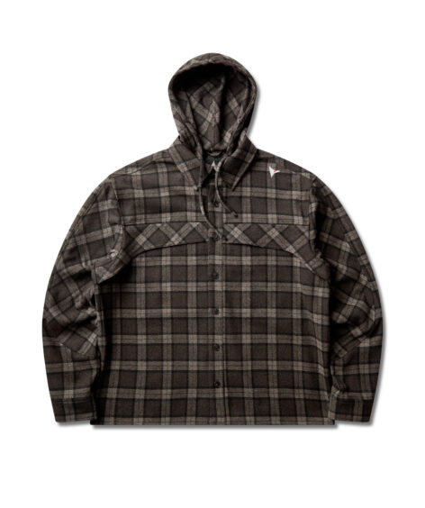 ROA hiking LOGGER Wool Check Long Sleeve Shirt / ロア ロジャー ウール チェック ロングスリーブ シャツ