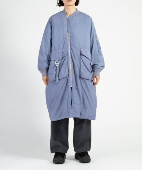 F/CE. GARMENT DYE DOWN MA-1 LONG COAT 2.0 / エフシーイー ガーメント ダイ ダウン MA-1 ロング コート 2.0