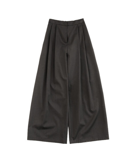AMOMENTO TWO TUCK WIDE BANDING PANTS / アモーメント ツータック ワイド バンディング パンツ