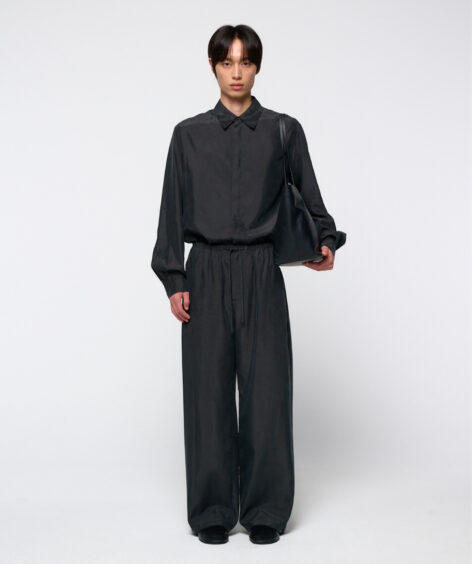 AMOMENTO CUPRO SHIRT / アモーメント キュプラ シャツ