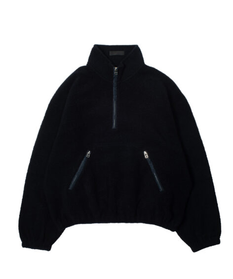 OMAR AFRIDI HALF ZIP PULLOVER / オマール アフリディ ハーフ ジップ プルオーバー