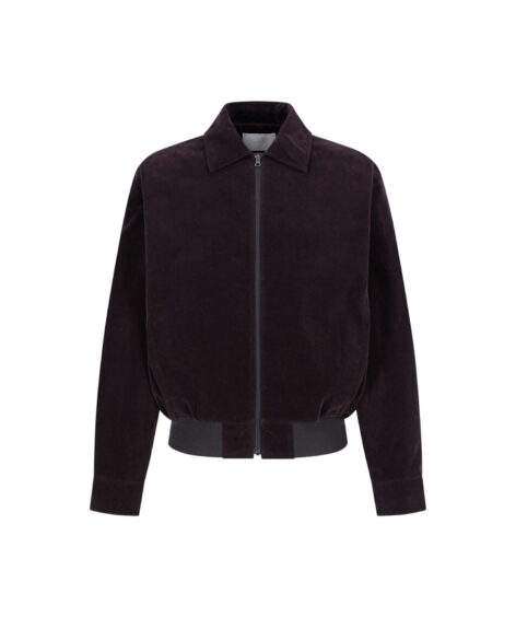 AMOMENTO VELVET ZIP UP JUMPER / アモーメント ベルベット ジップアップ ジャンパー