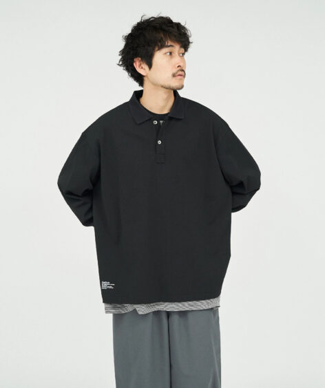 Fresh Service DRY PIQUE JERSEY L/S POLO / フレッシュサービス ドライピケ ジャージー ロングスリーブポロ