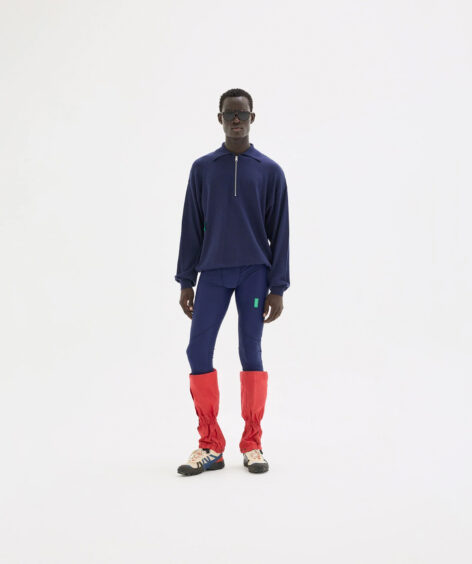 DISTRICT VISION Merino Wool Quarter Zip Sweater / ディストリクト ビジョン メリノウール クォーター ジップ セーター