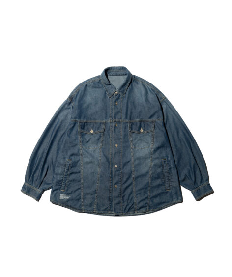 Fresh Service N/C TECH DENIM TRUCKER SHIRT / フレッシュサービス N/C テックデニム トラッカーシャツ