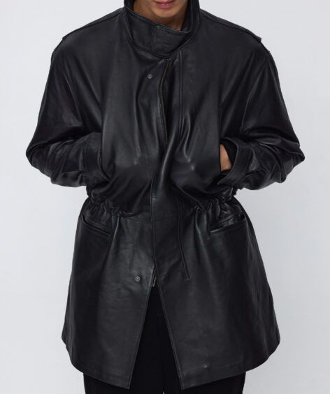 JEONGLI LAB FIELD JACKET LEATHER / ジョンリー ラボ フィールド ジャケット レザー
