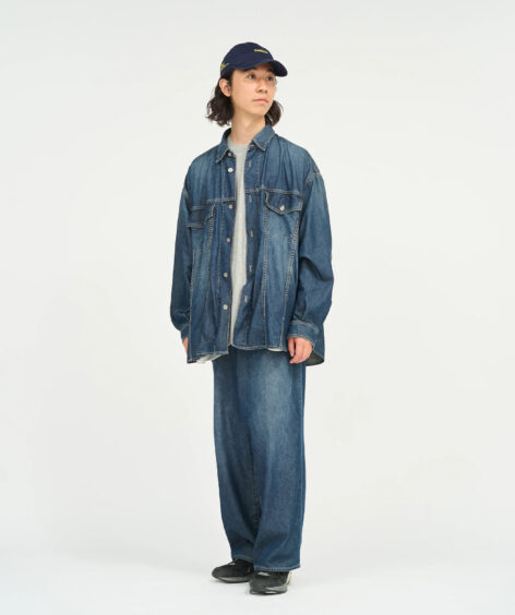 Fresh Service N/C TECH DENIM TRUCKER SHIRT / フレッシュサービス N/C テックデニム トラッカーシャツ